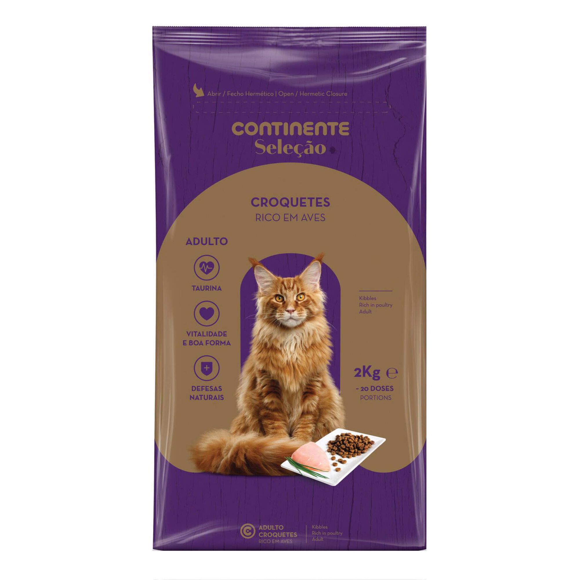 Ração para Gato Adulto Croquetes Aves Ração para Gato Adulto Croquetes Aves
