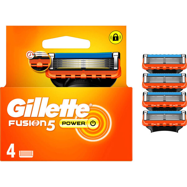 Recarga de Lâminas Power Gillette Fusion