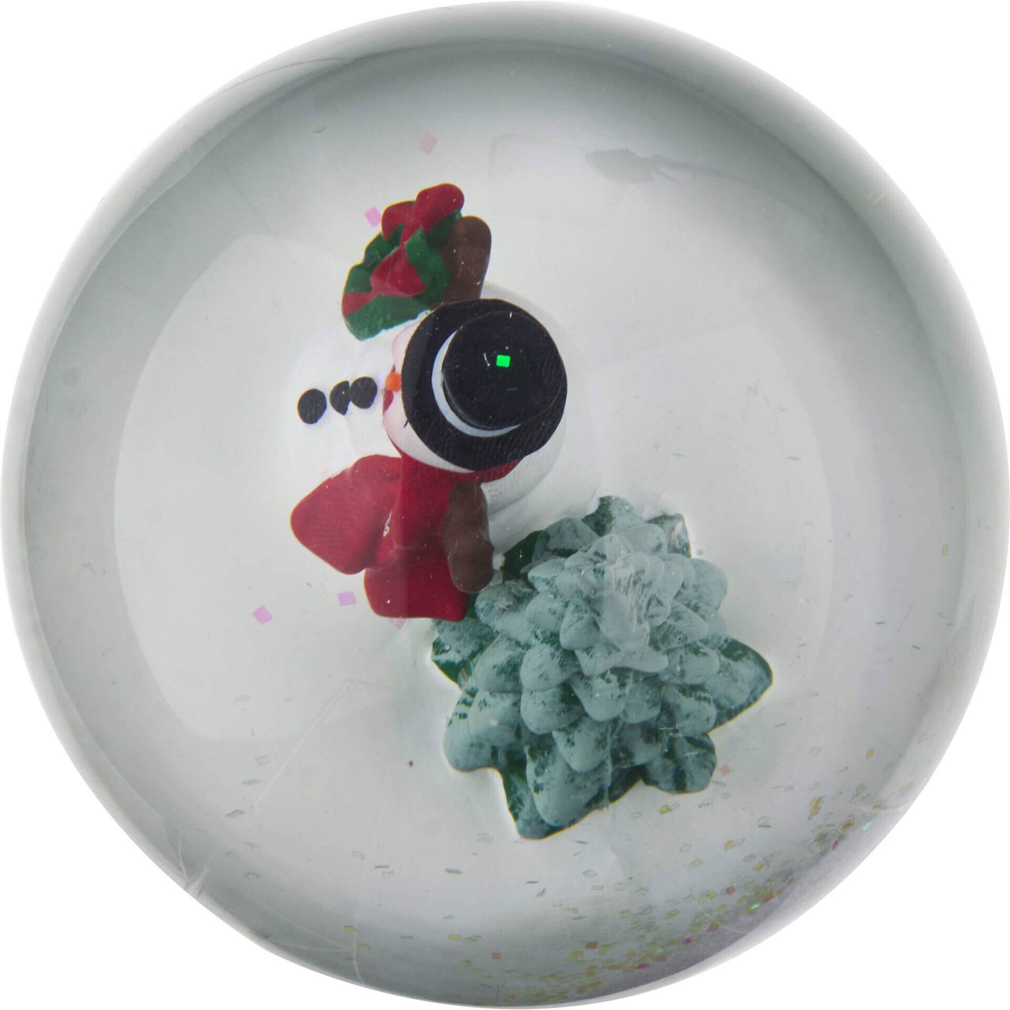 Globo Boneco de Neve 11cm Branco