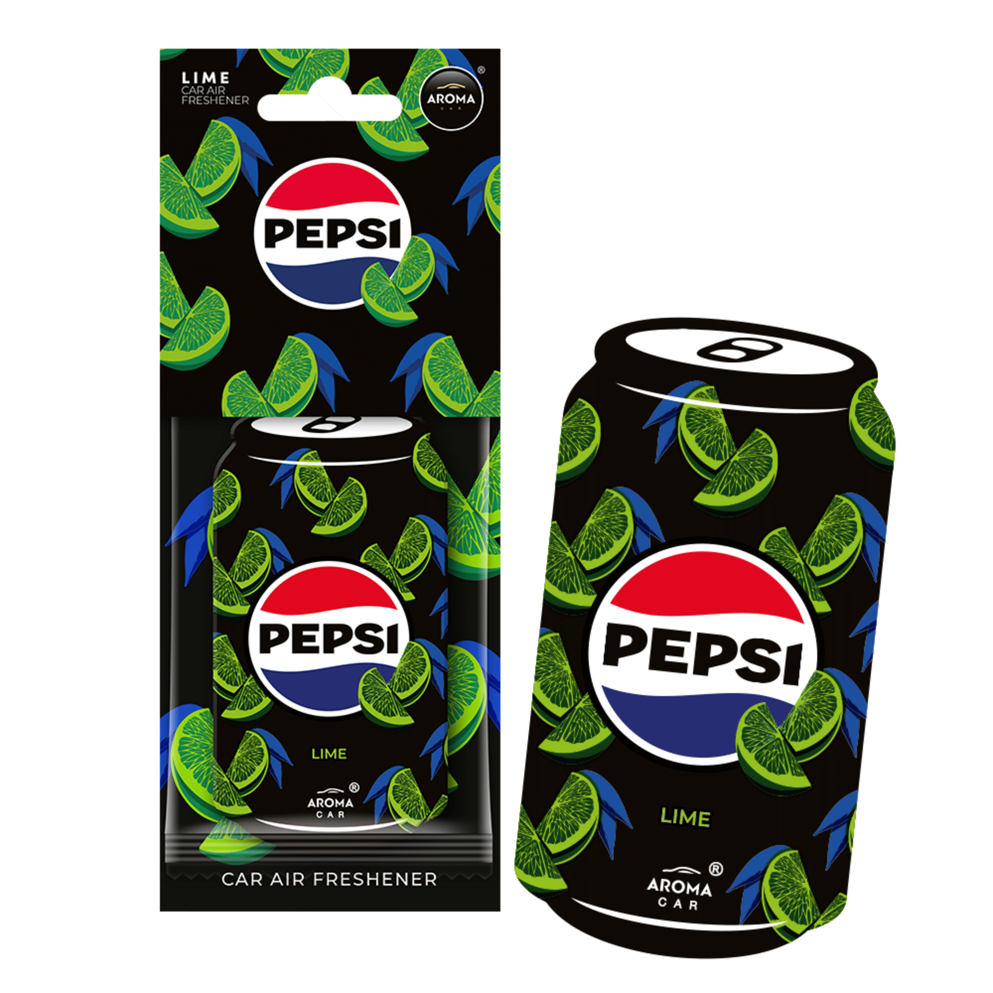Ambientador Auto Pendurar Cartão Lata de Pepsi Lima Ambientador Auto Pendurar Cartão Lata de Pepsi Lima
