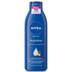 Creme Corpo Body Milk Hidratante Nutritivo Nivea