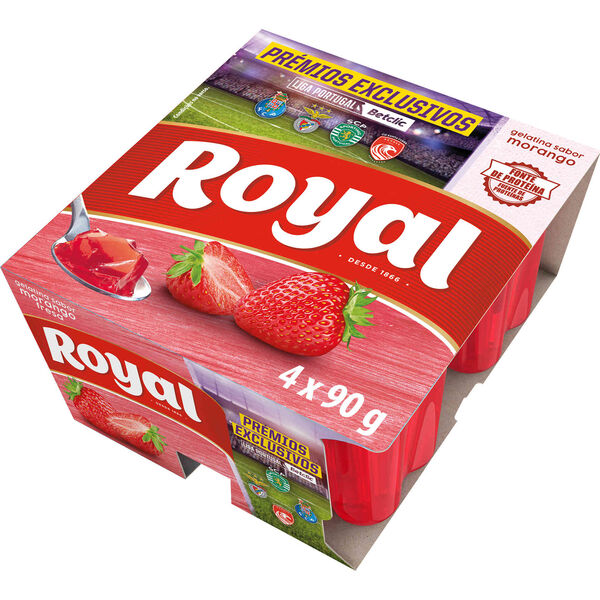 Gelatina Pronta Morango Royal