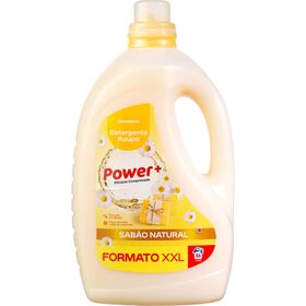 Detergente M&aacute;quina Roupa L&iacute;quido Power+ Sab&atilde;o Natural Continente