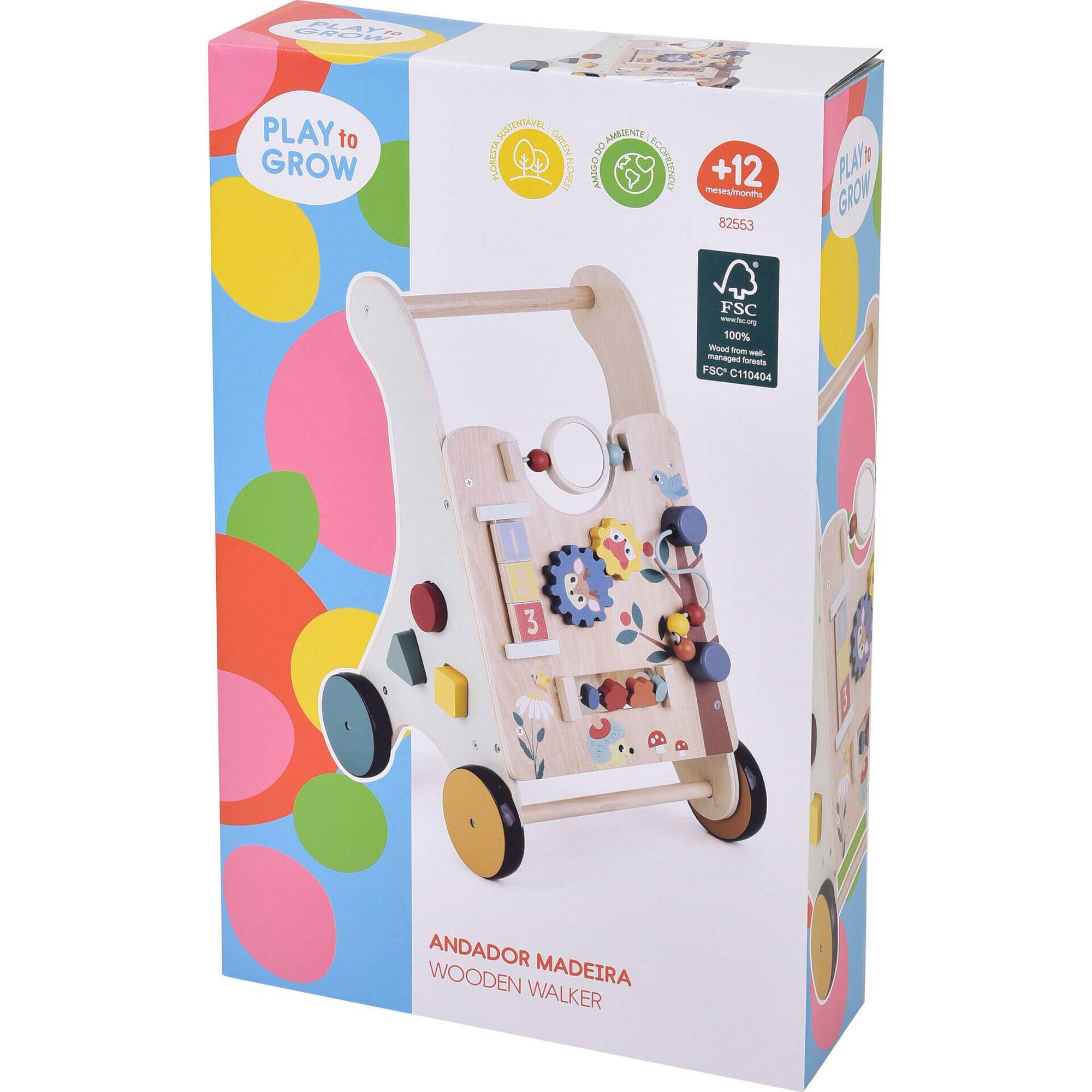 Zoko Play to Grow - Andador de Madeira