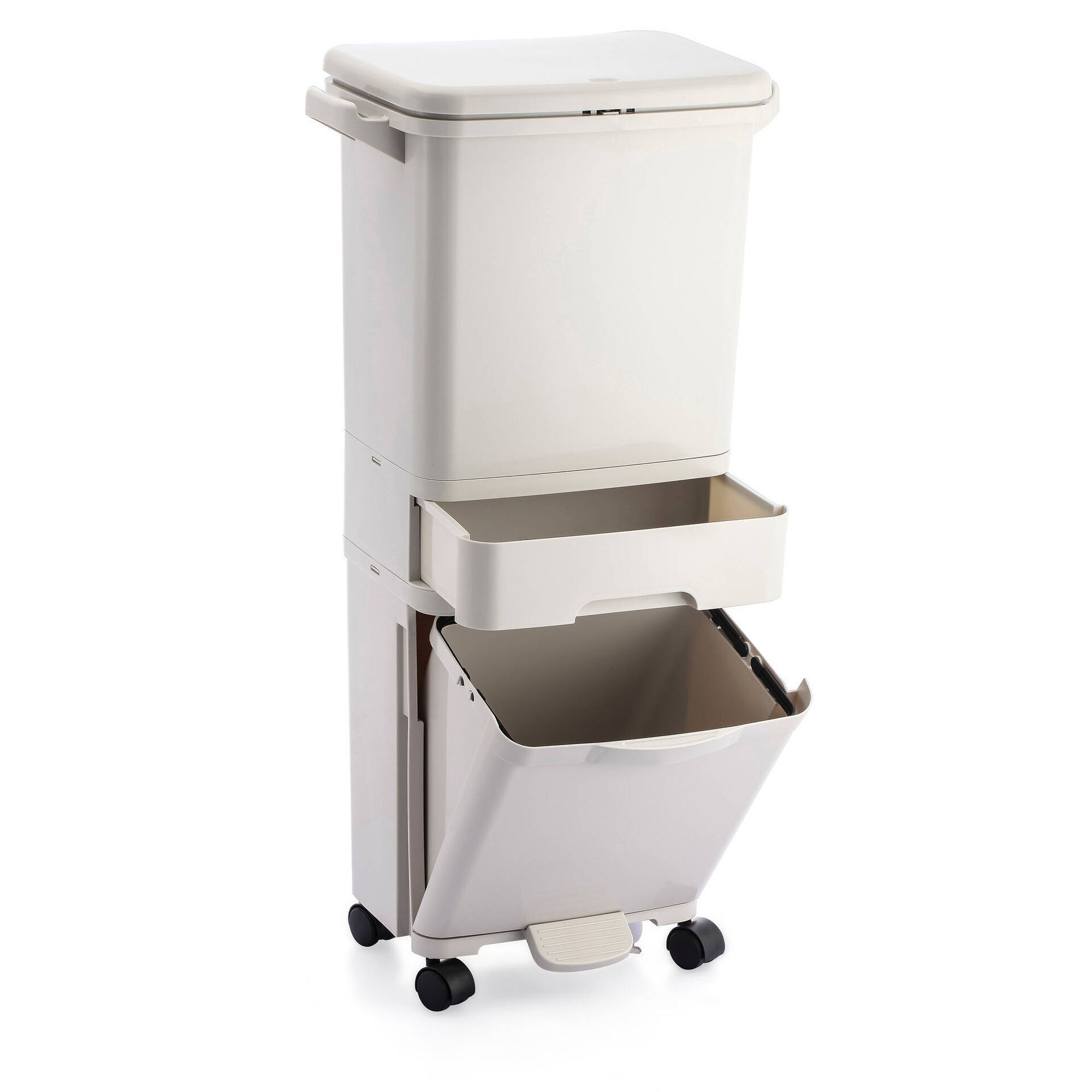 Balde Reciclagem Vertical 42L