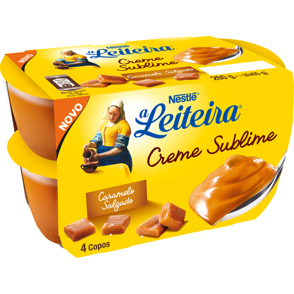 Sobremesa Creme Caramelo Salgado A Leiteira