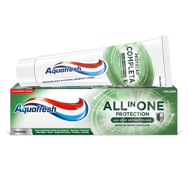 Pasta de Dentes Proteção Completa Ação Antibacteriana Aquafresh