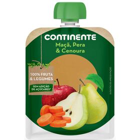 Saqueta de Fruta Maçã, Pera e Cenoura +8M