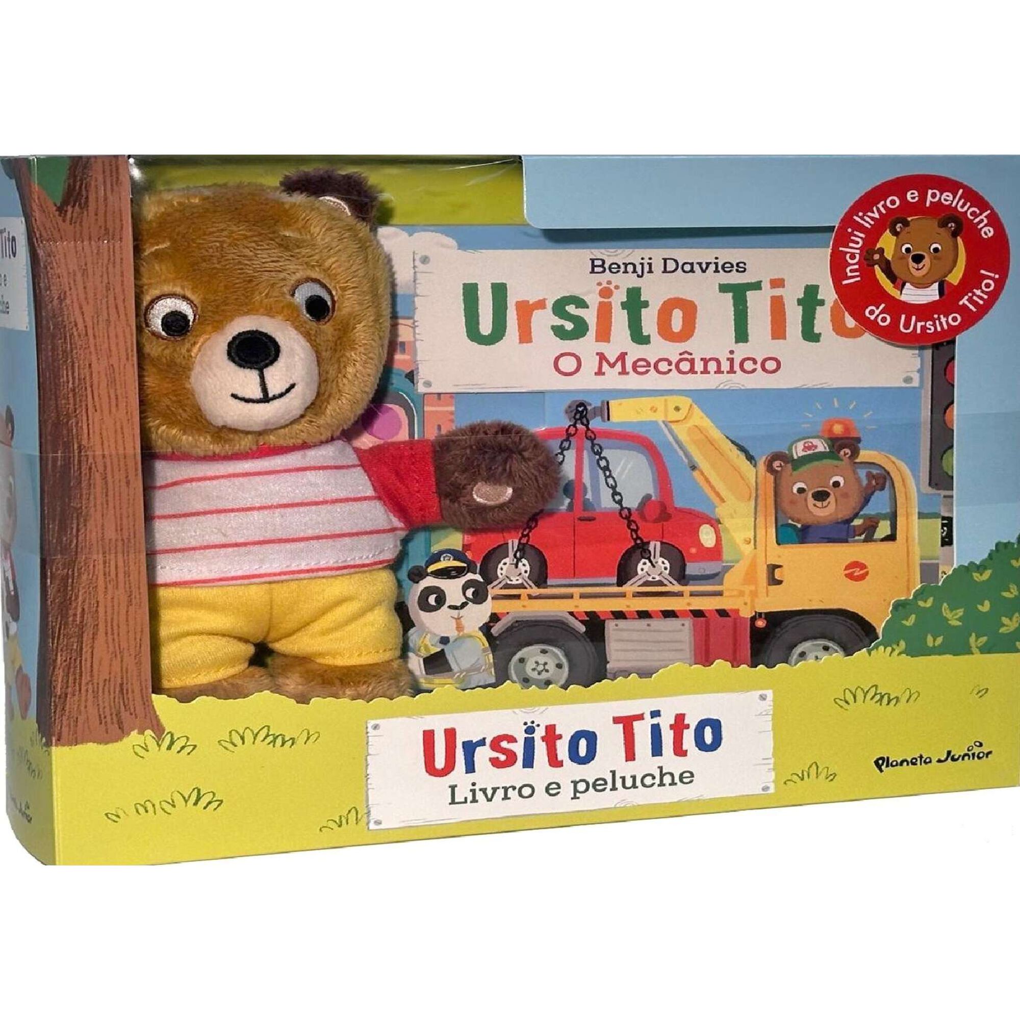 Ursito Tito - O Mec&acirc;nico (Livro e Peluche) de Benji Davies