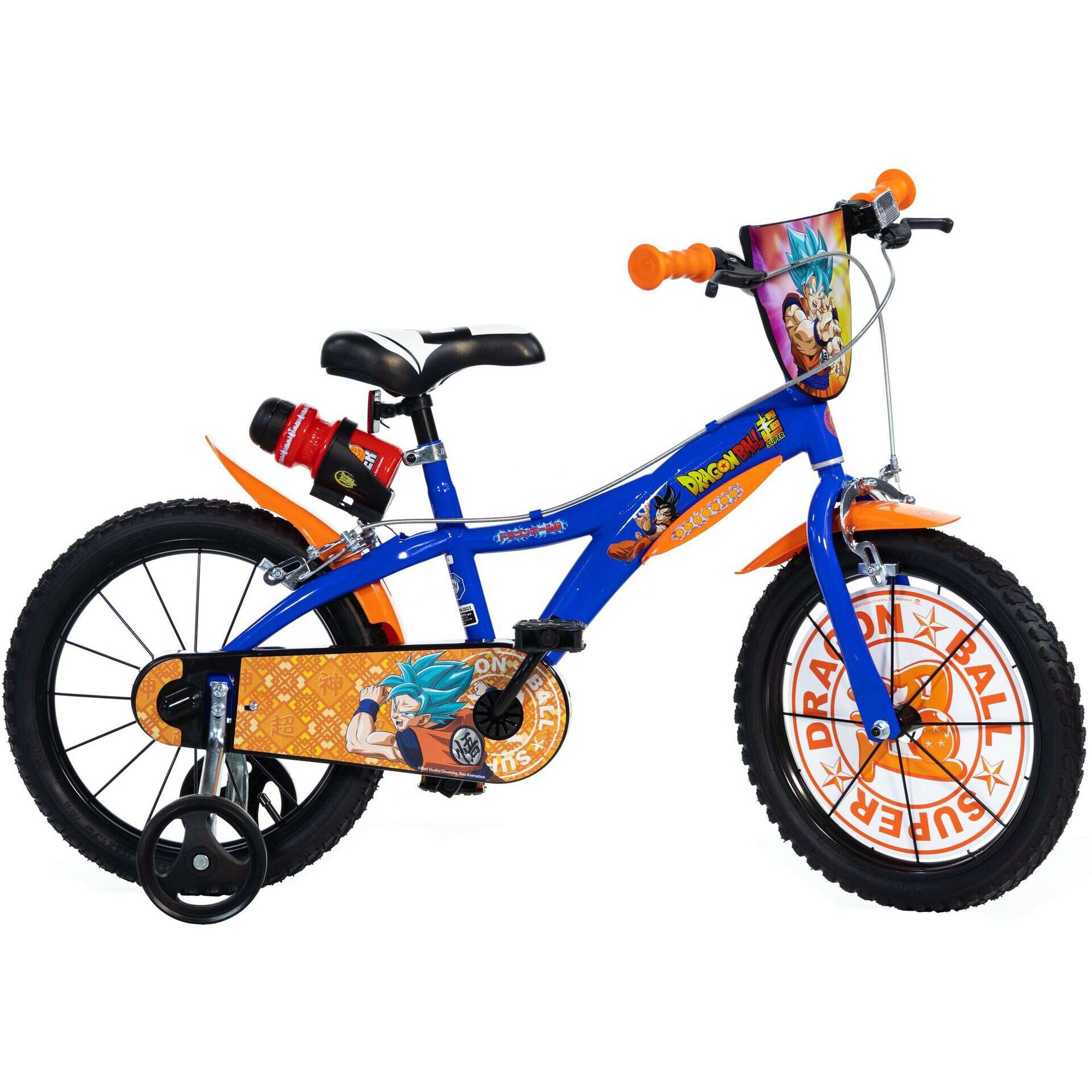 Bicicleta de Crian&ccedil;a com Garrafa 16'' 5-7 Anos Dragon Ball
