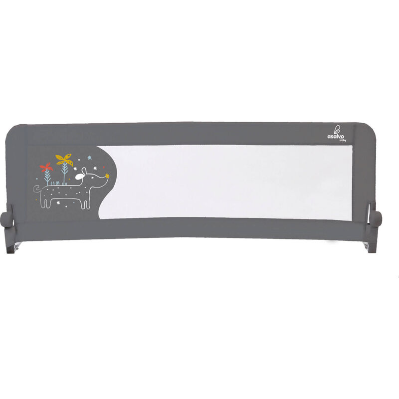 Barreira de Segurança para Cama 2 em 1 Perrito Cinza Asalvo