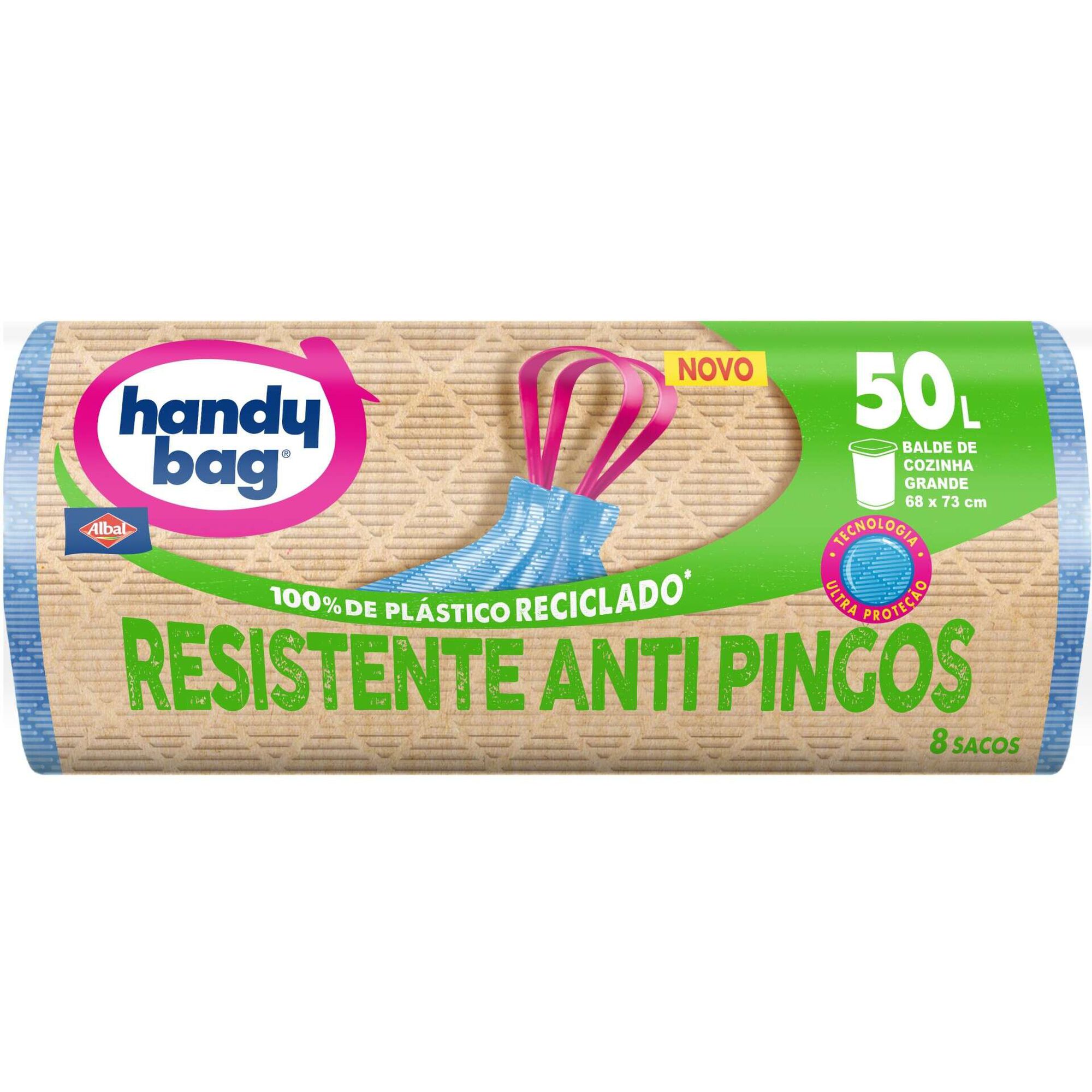 Sacos Lixo Anti Pingos 50 lt