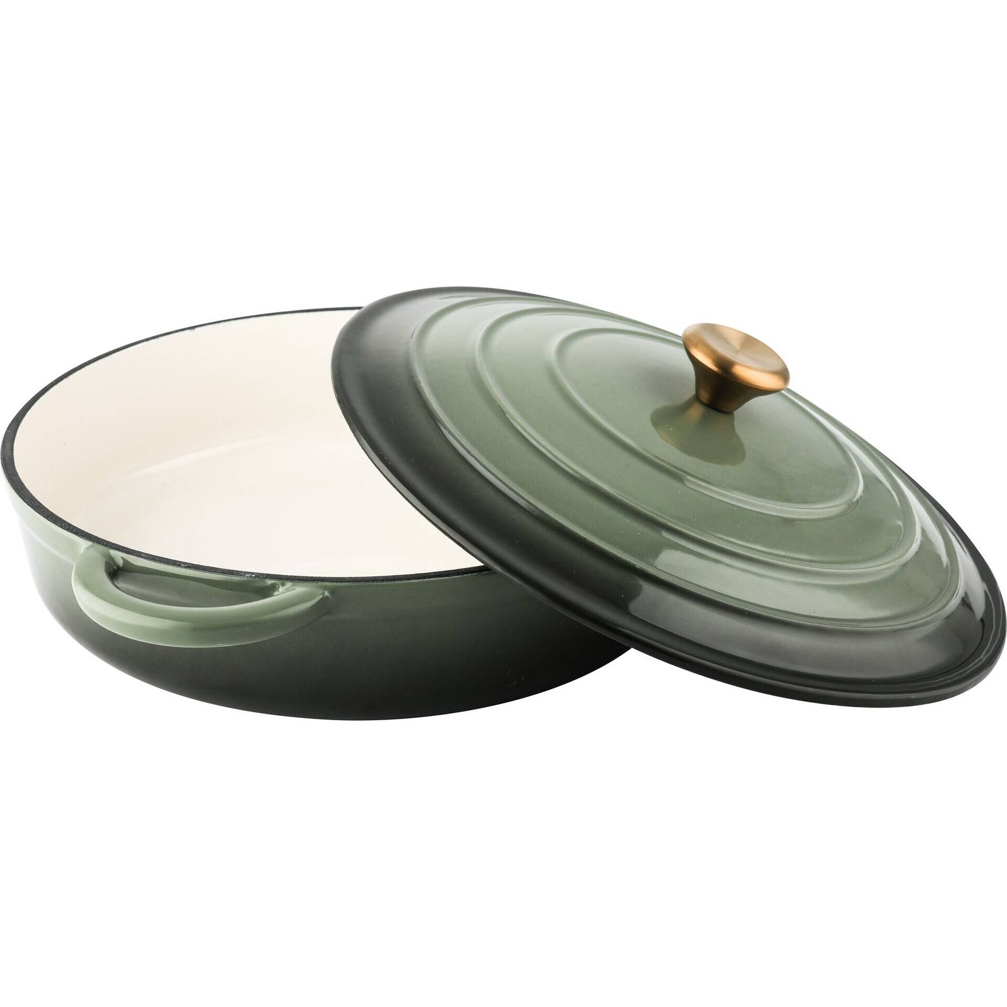 Caçarola Baixa Ferro Fundido 3,3L Rosemary