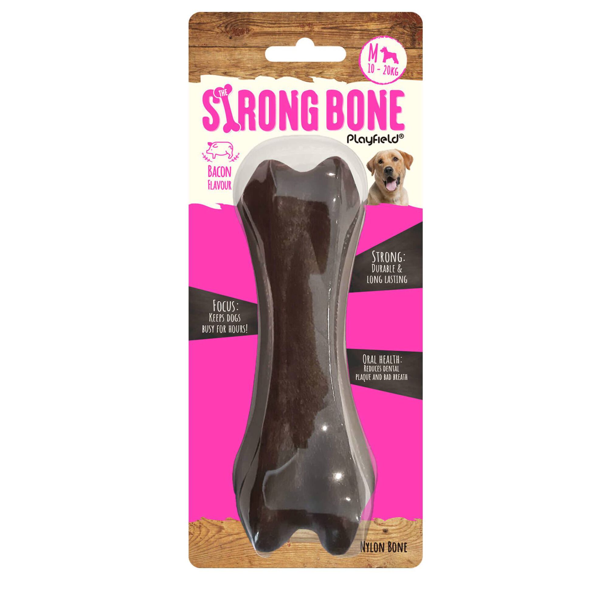 Osso para C&atilde;o Bacon 15 cm Strong Bone