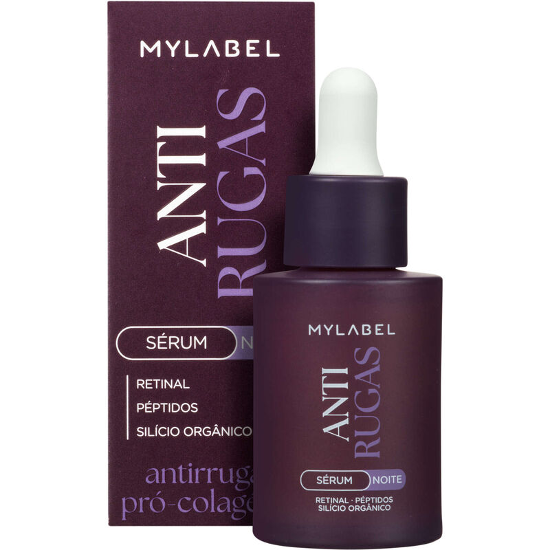 Sérum de Rosto Noite Antirrugas MyLabel