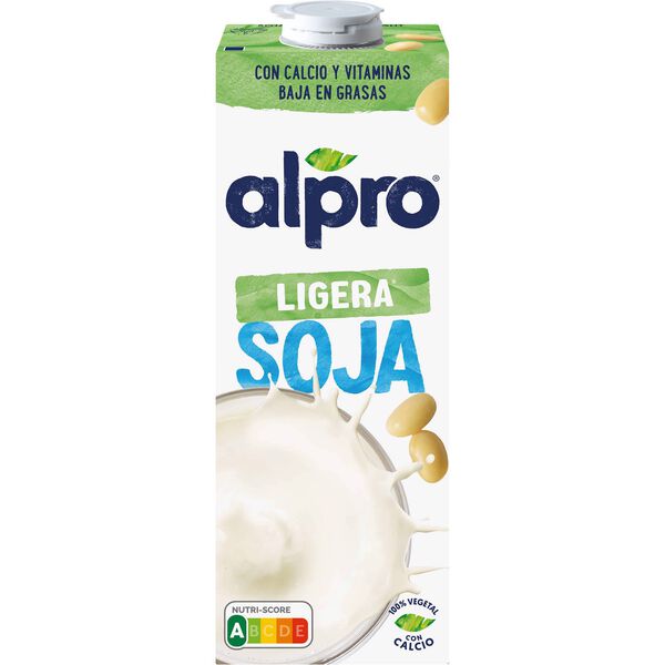 Bebida Vegetal de Soja Natural Light Alpro