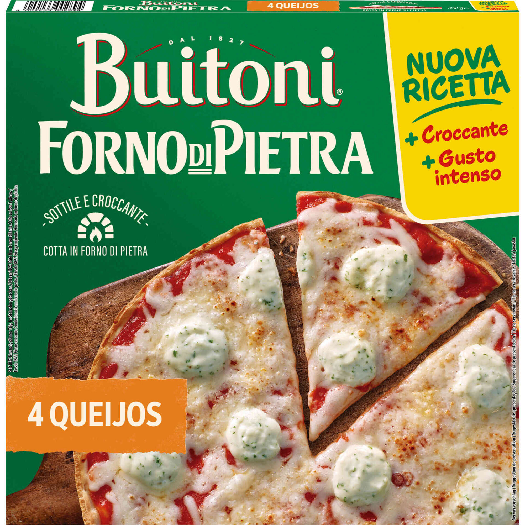 Pizza 4 Queijos Forno Di Pietra