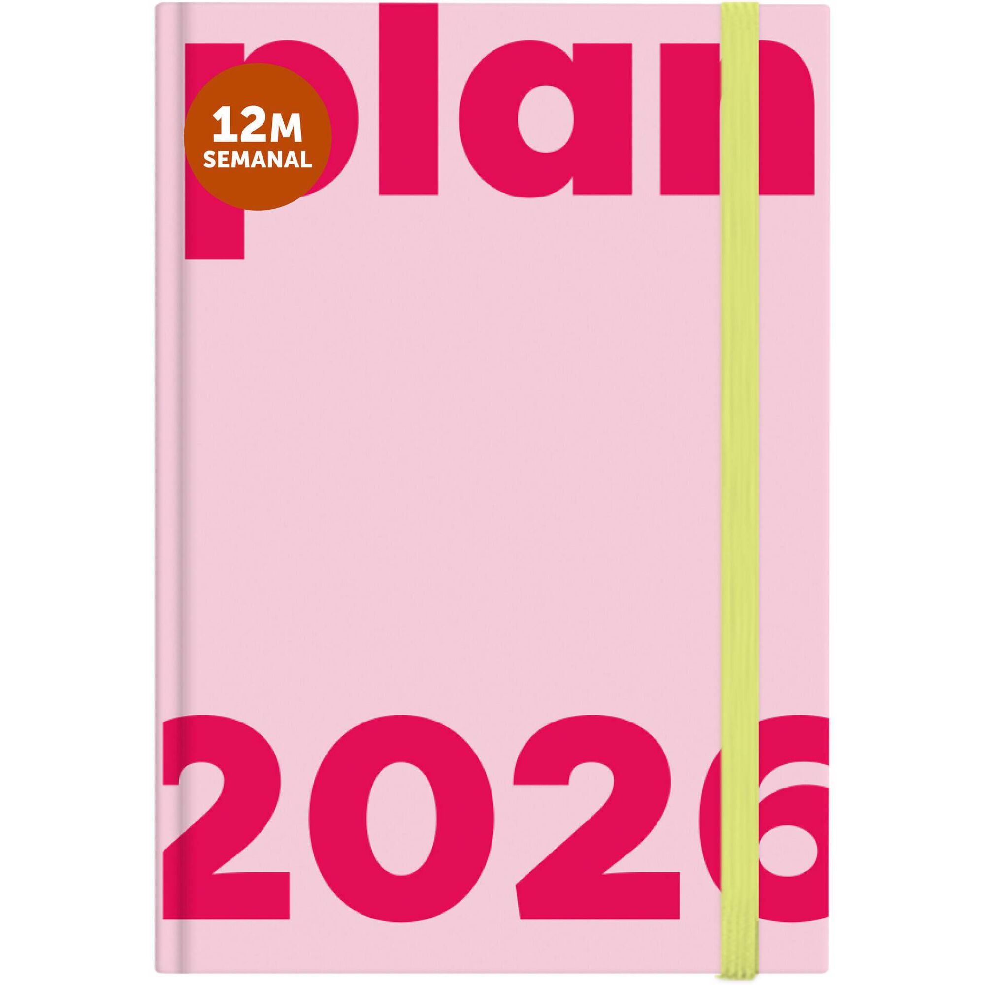 Agenda A5 2026 12 Meses (várias cores)