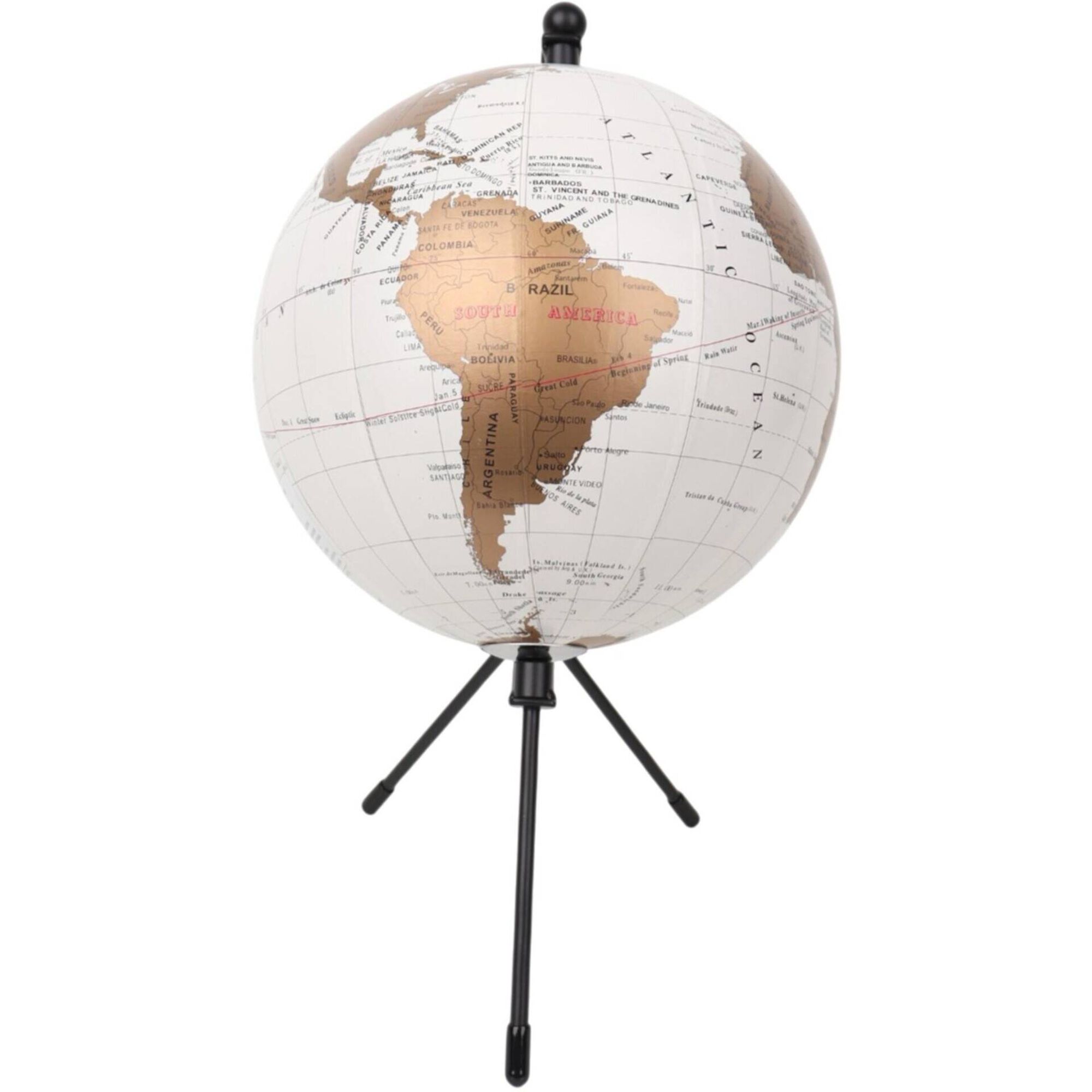 Globo Branco com P&eacute;s Kasa
