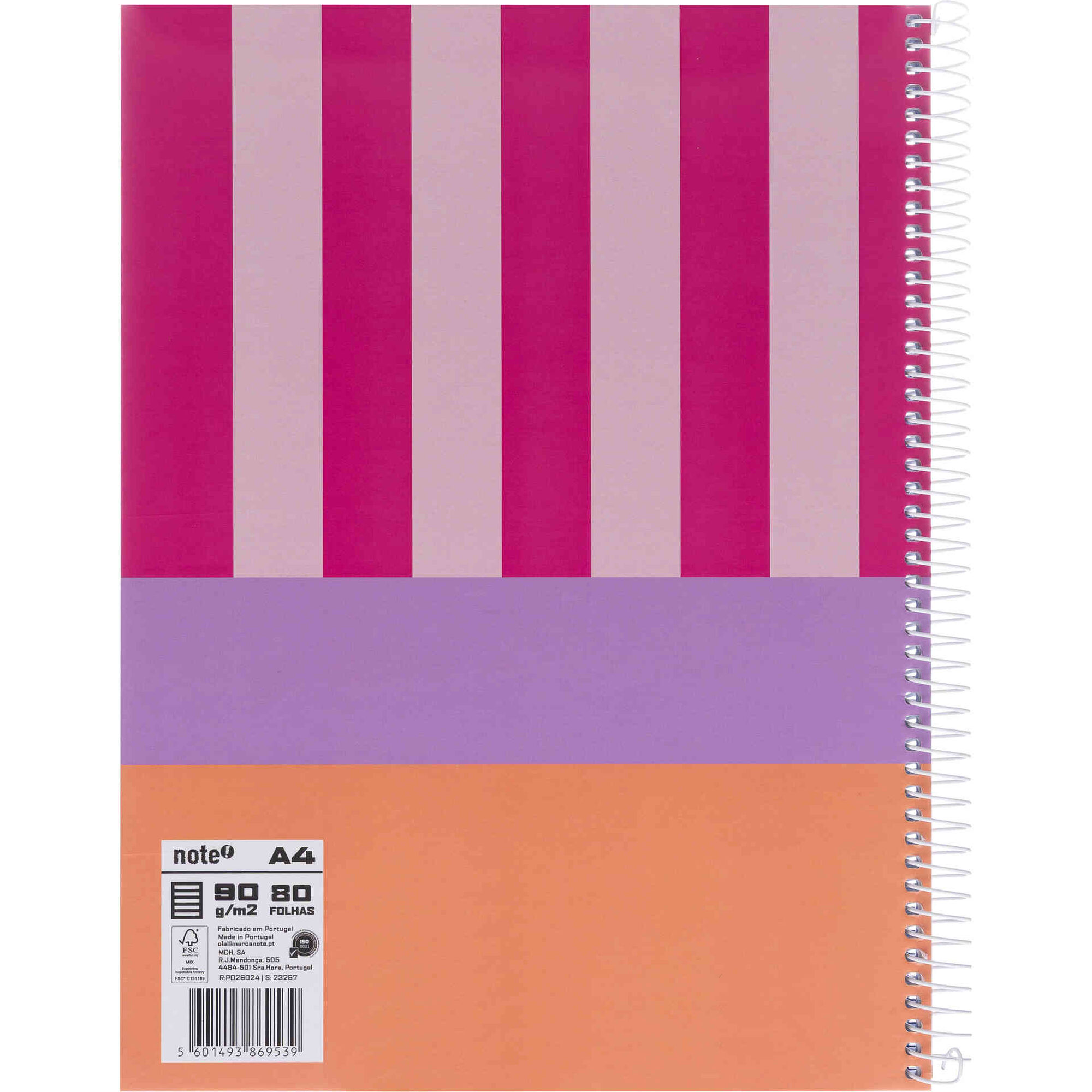 Caderno Note! Espiral Capa Dura A4 Pautado Dynamic para App Leccit (v&aacute;rias cores)