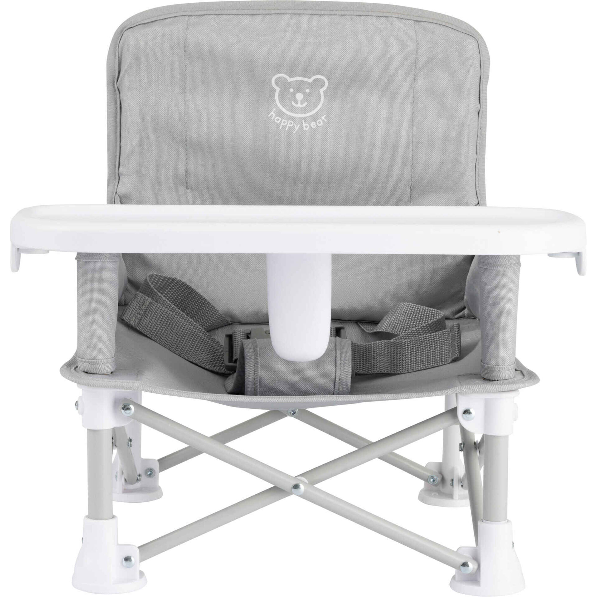 Cadeira de Refeição Portátil Cinza