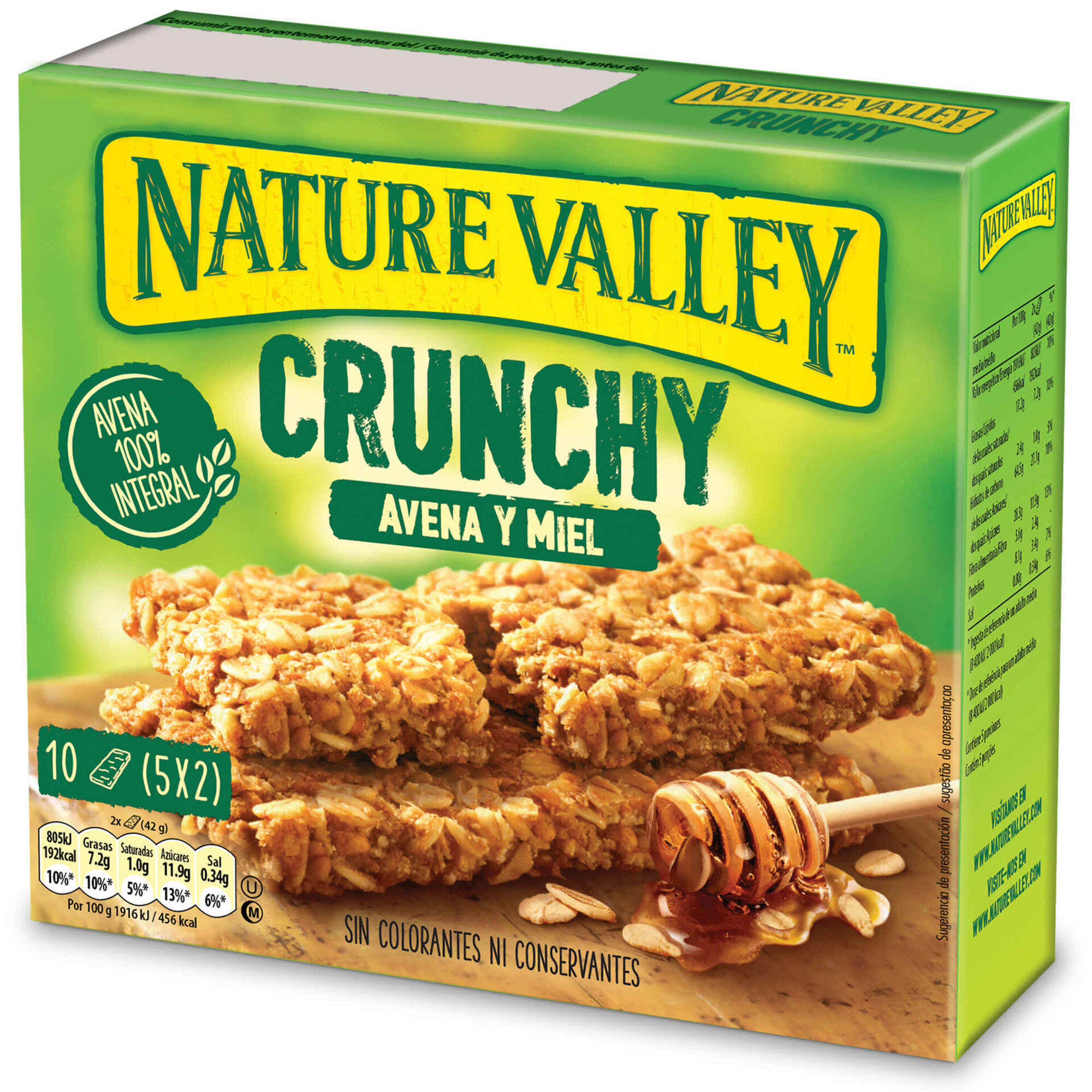 Barras de Cereais Crunchy Aveia e Mel
