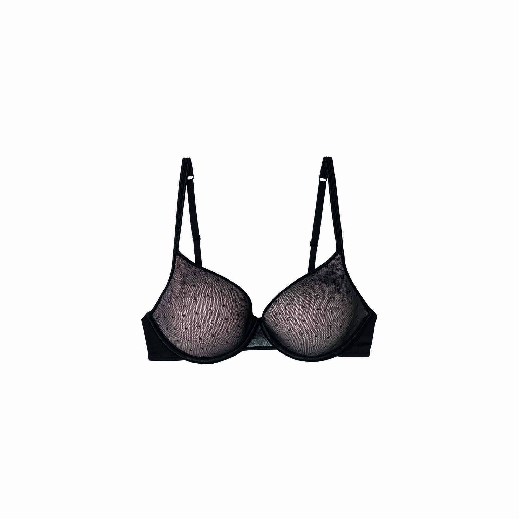 Soutien Almofadado Preto Mulher