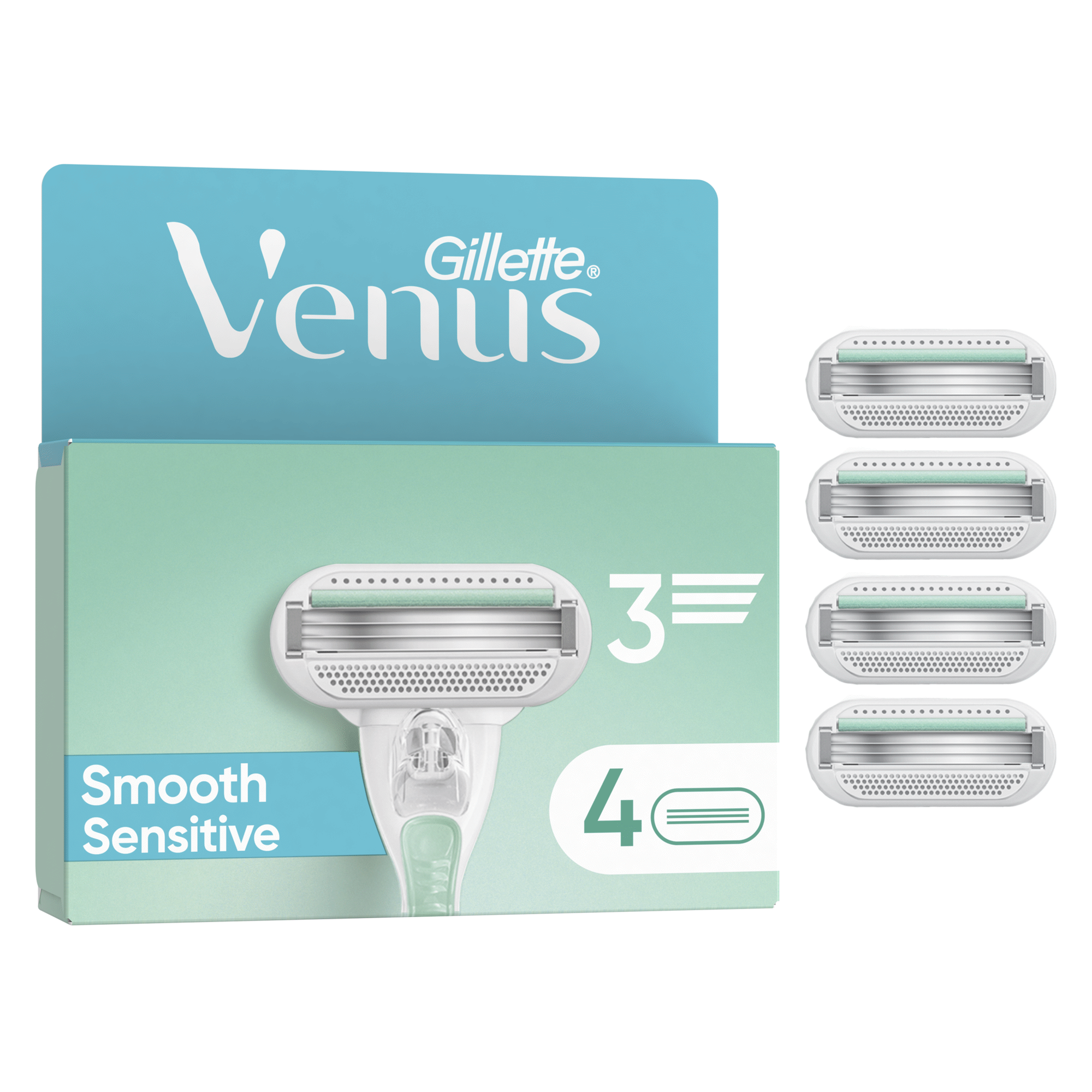 Recarga de Lâminas Venus Smooth Sensitive