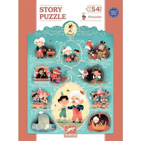 Djeco - Puzzle Pin&oacute;quio 54 Pe&ccedil;as