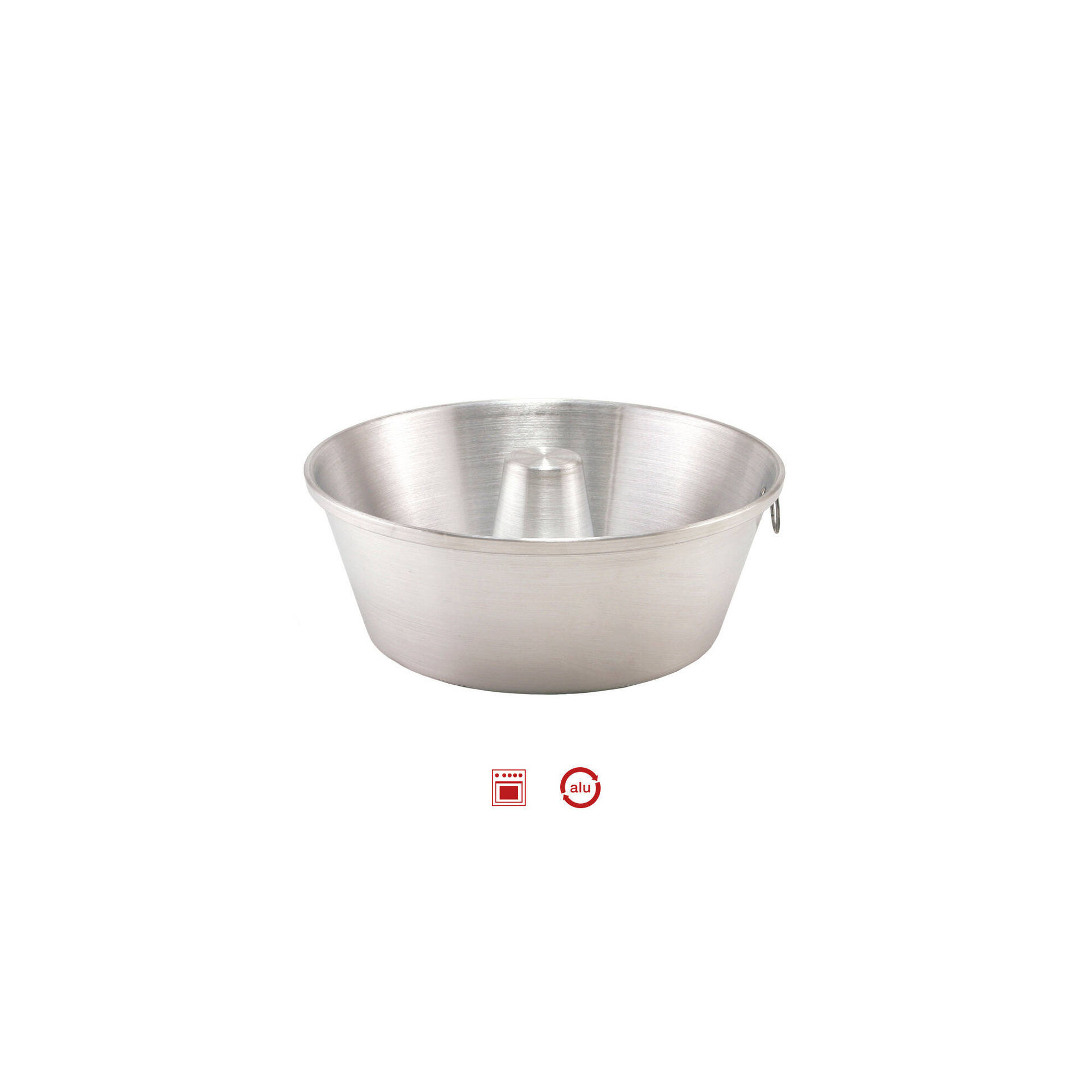 Forma Redonda Furo Alum&iacute;nio 26cm Basic Kasa