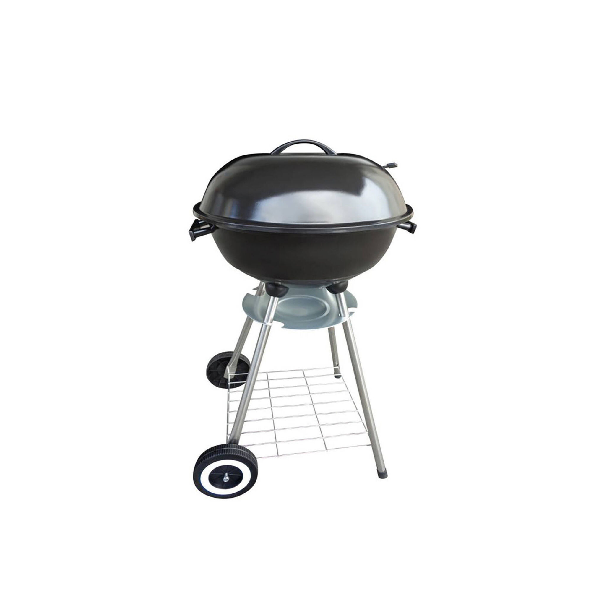 Barbecue Carvão Redondo 46cm com Rodas e Tampa Barbecue Carvão Redondo 46cm com Rodas e Tampa