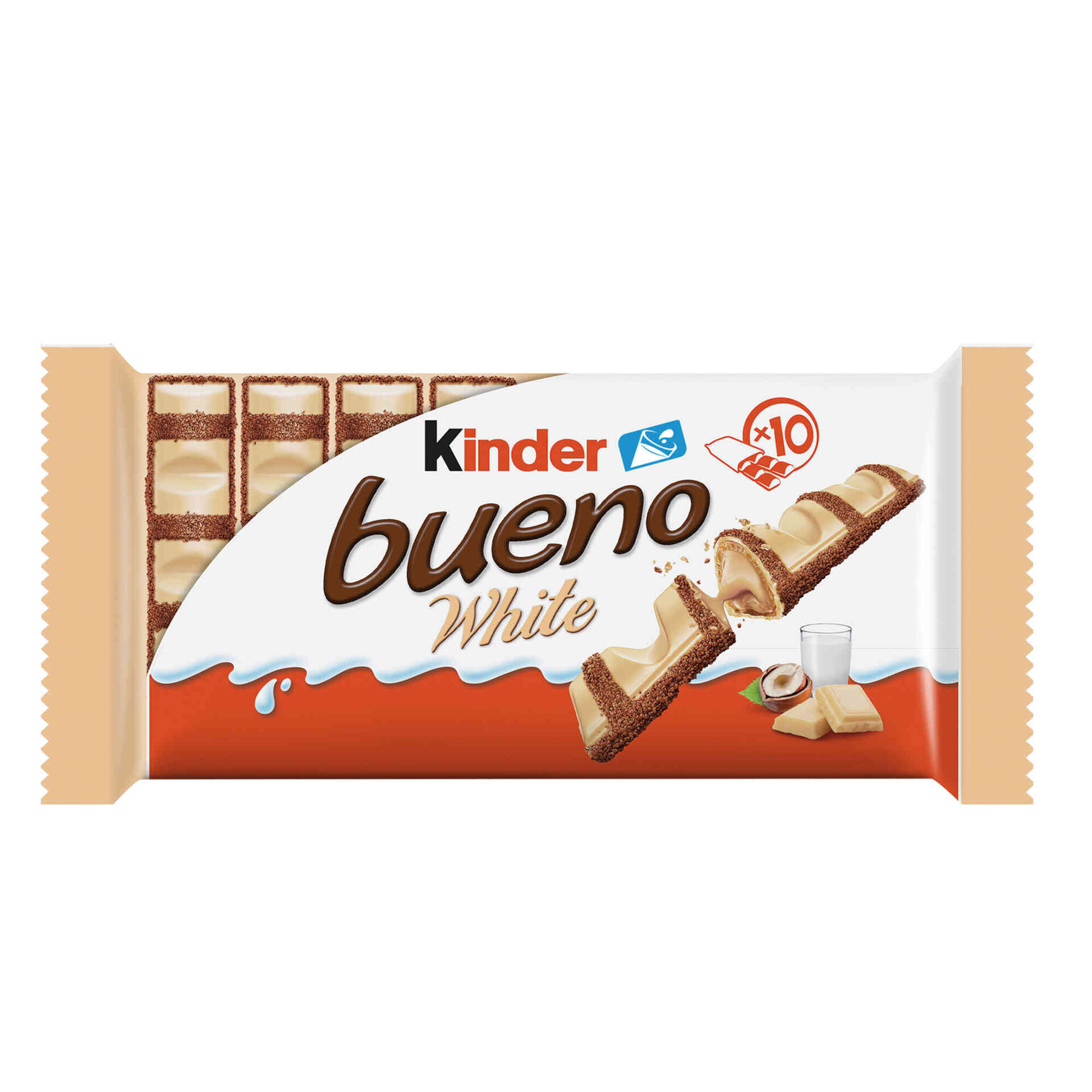 Snack de Chocolate White Kinder Bueno Snack de Chocolate White Kinder Bueno
