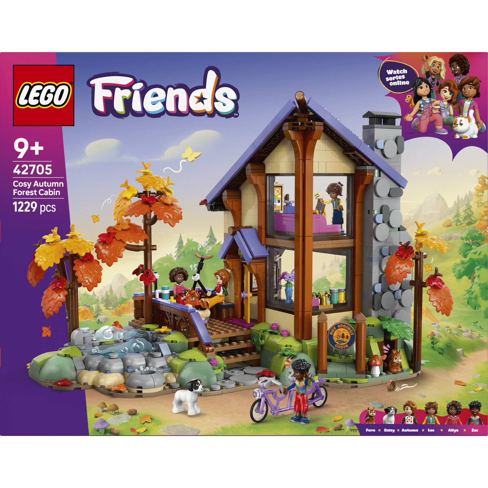 LEGO Friends - Cabana de Outono Aconchegante na Floresta - 42705