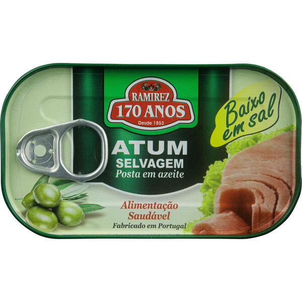 Atum em Azeite Baixo Teor de Sal Ramirez