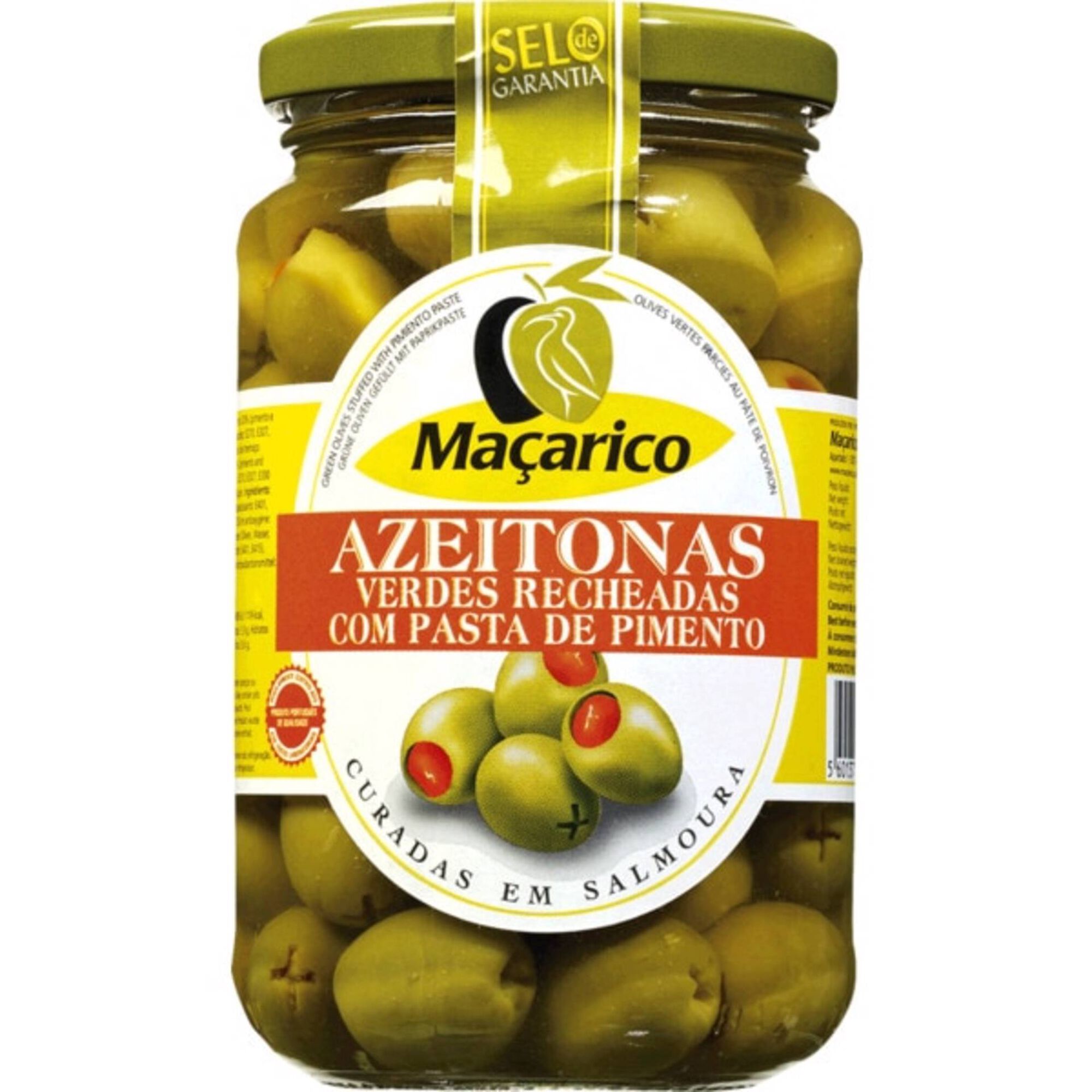 Azeitona Verde Recheada com Pimento Azeitona Verde Recheada com Pimento