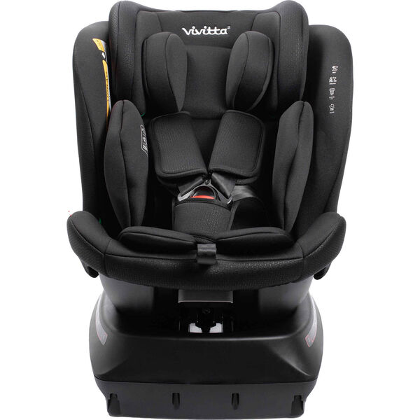 Cadeira Auto I-Size 40-150cm Rotativa Preta Sanna Ibelt Vivitta