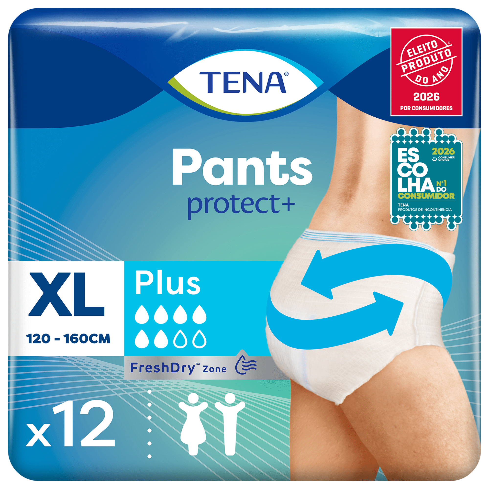 Cuecas Incontin&ecirc;ncia Pants Plus XL Tena