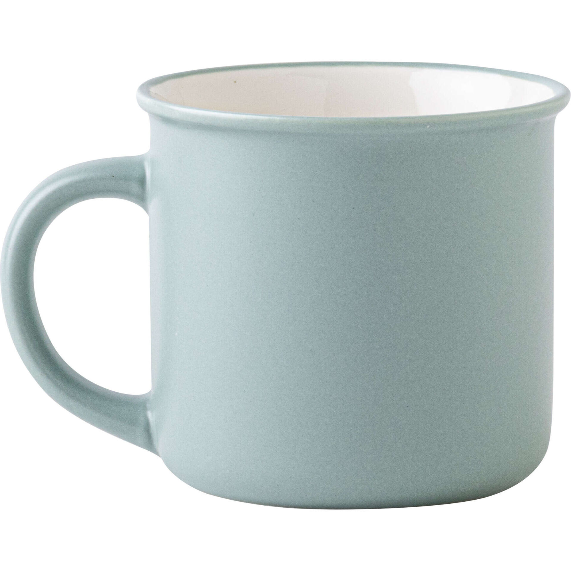 Caneca 360ml Letra M Azul Claro Kasa