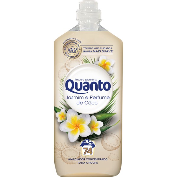 Amaciador Roupa Concentrado Jasmim e Coco Quanto