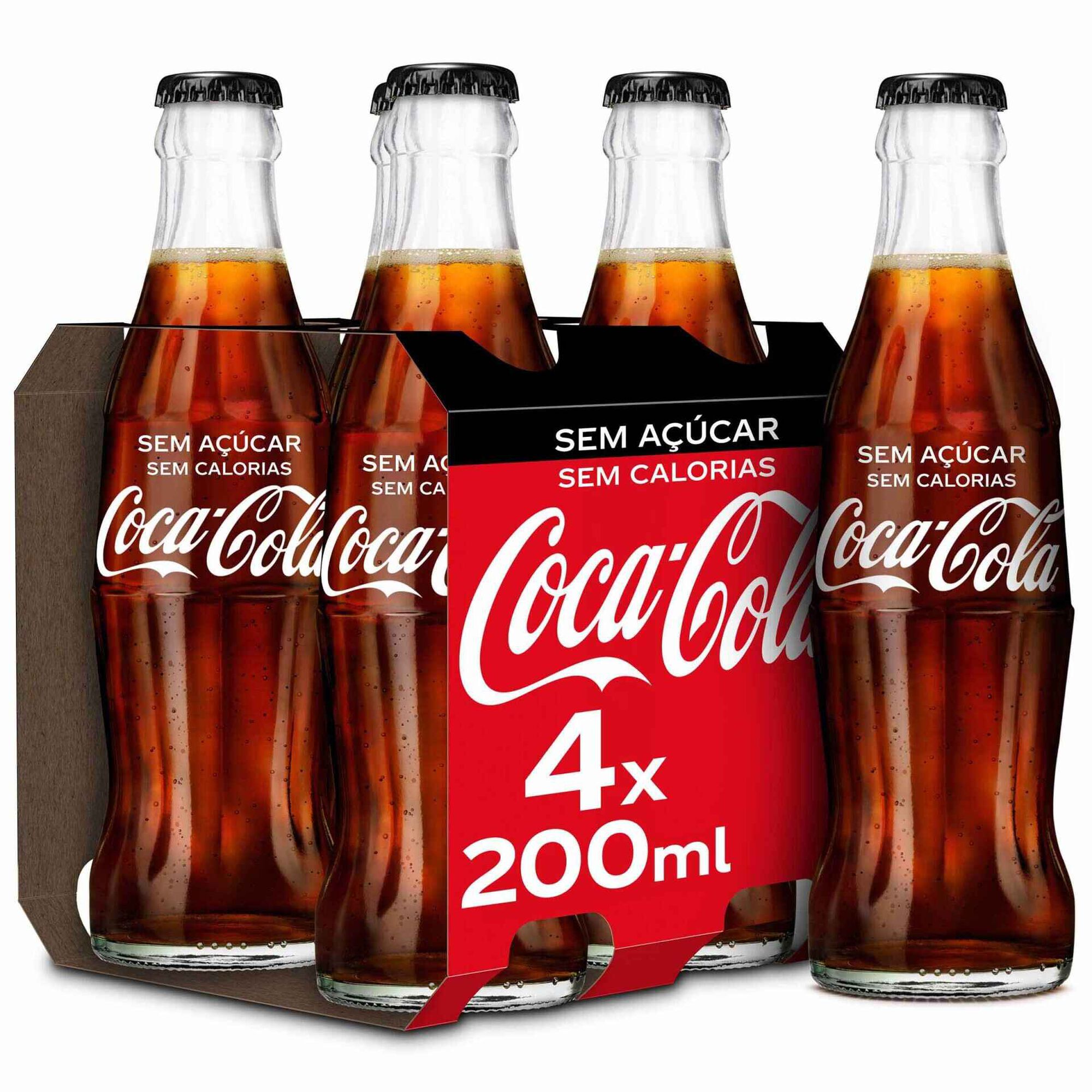 Refrigerante com G&aacute;s Cola Zero Coca-Cola