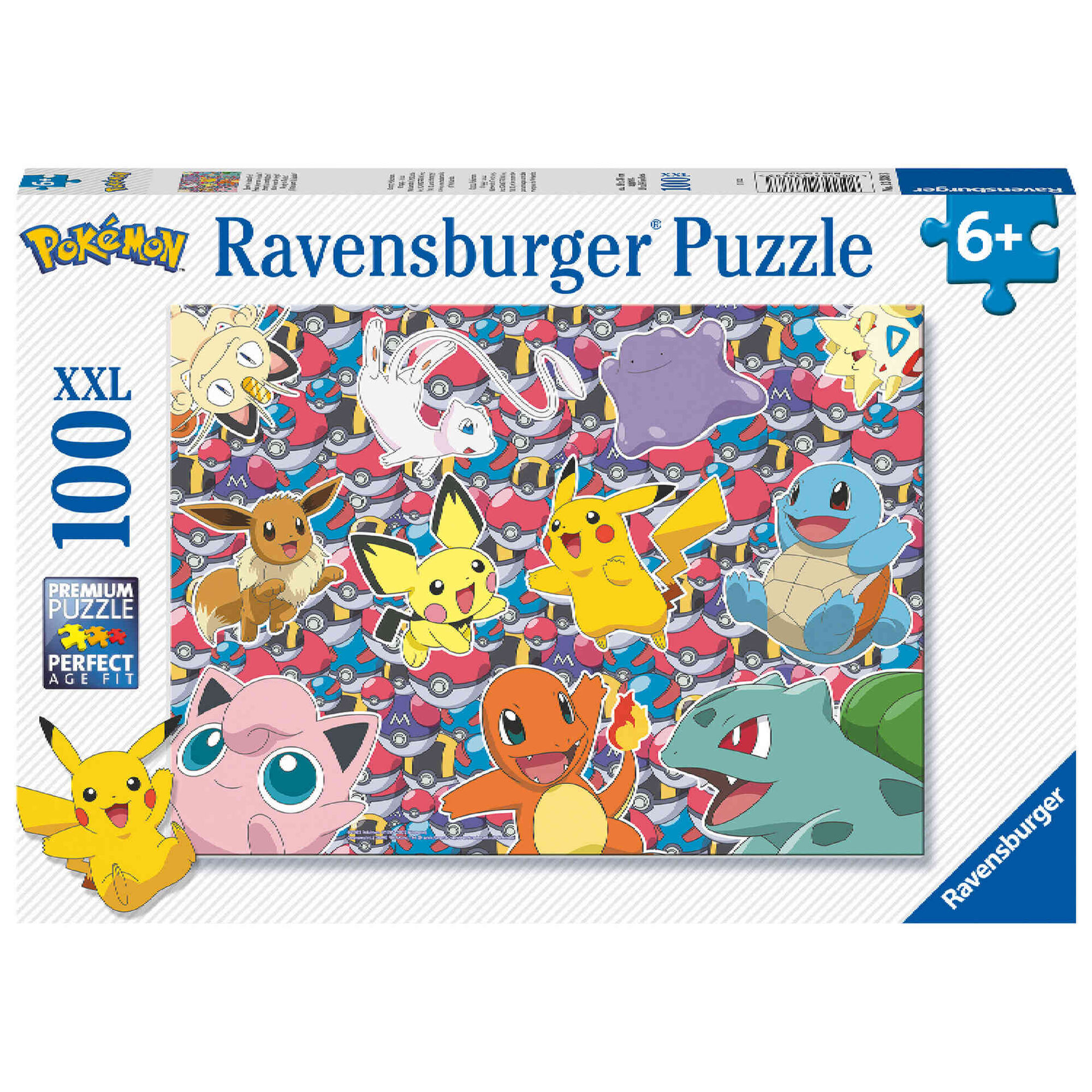 Ravensburger - Puzzle XXL Pok&eacute;mon 100 Pe&ccedil;as