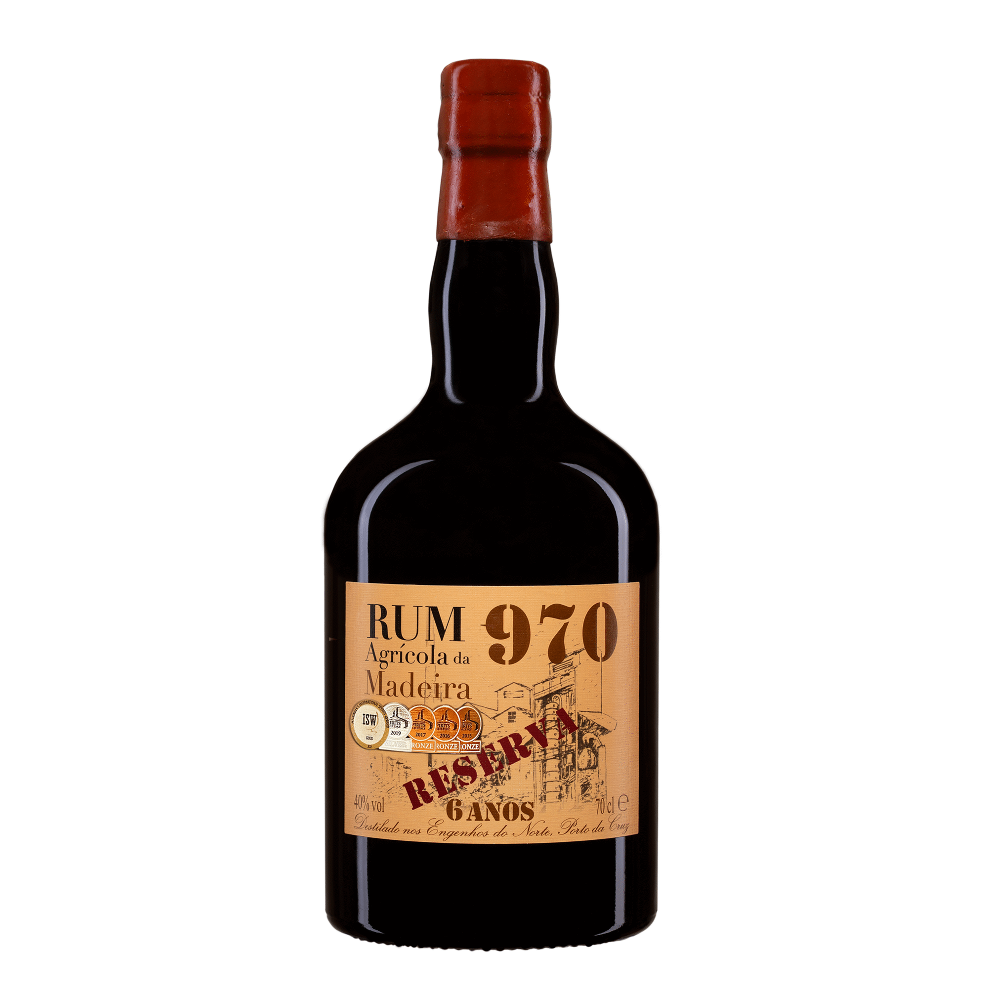 970 6 Anos 40% Rum Agr&iacute;cola da Madeira