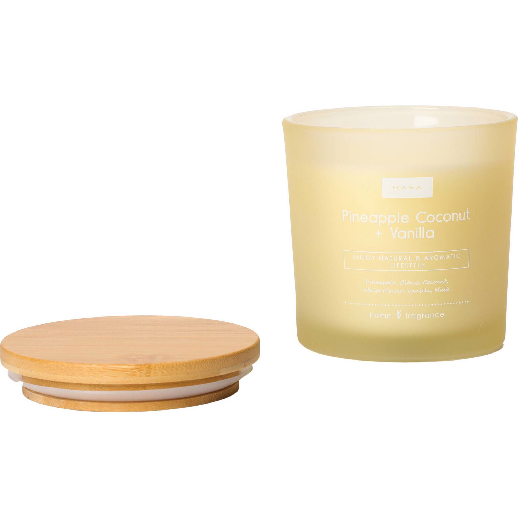 Vela em Copo com Tampa 2 Pavios 331g Verde Kasa