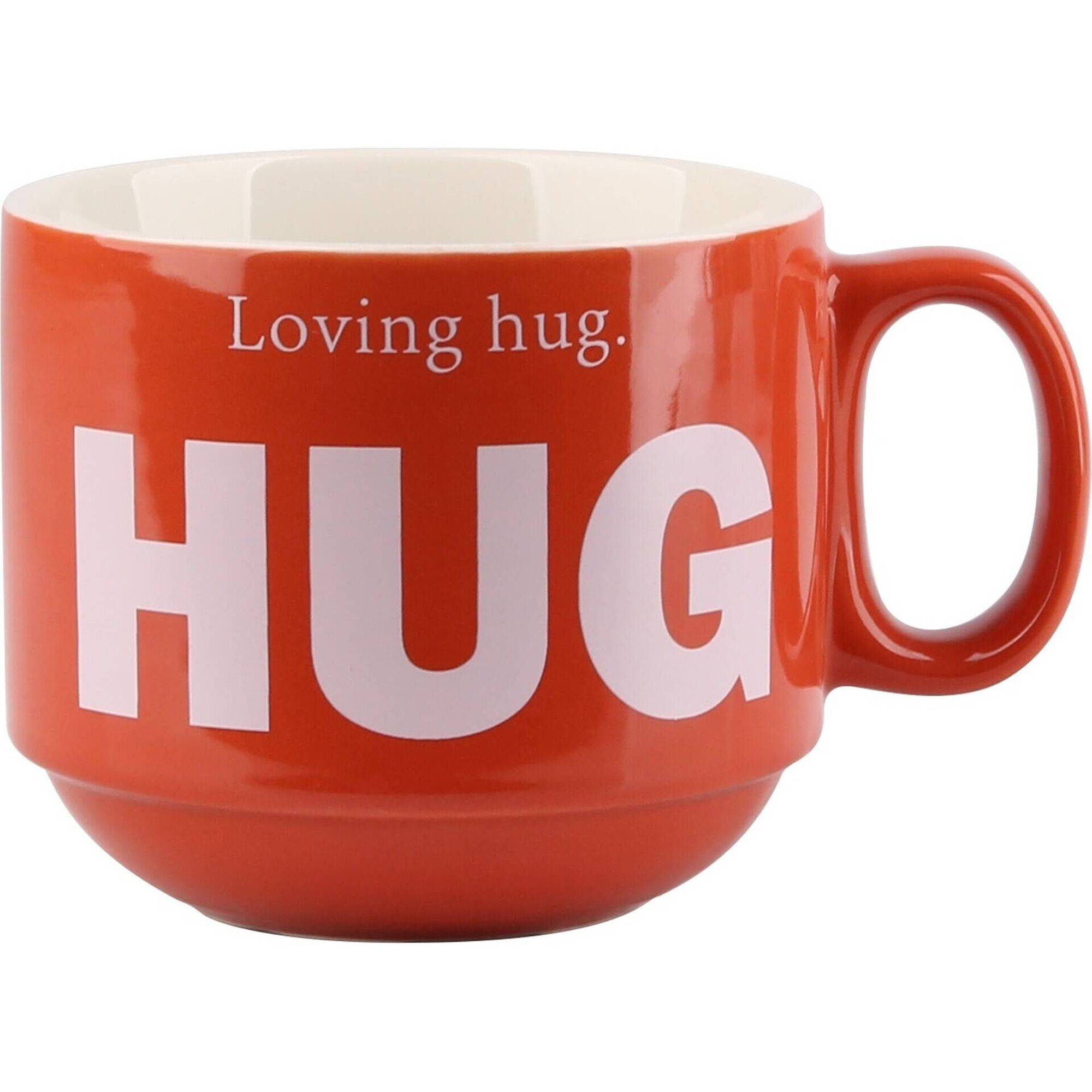 Conjunto 4 Canecas Love Rosa e Vermelho Kasa