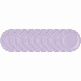 Conjunto 10 Pratos 23cm Papel Soft Lavanda Kasa