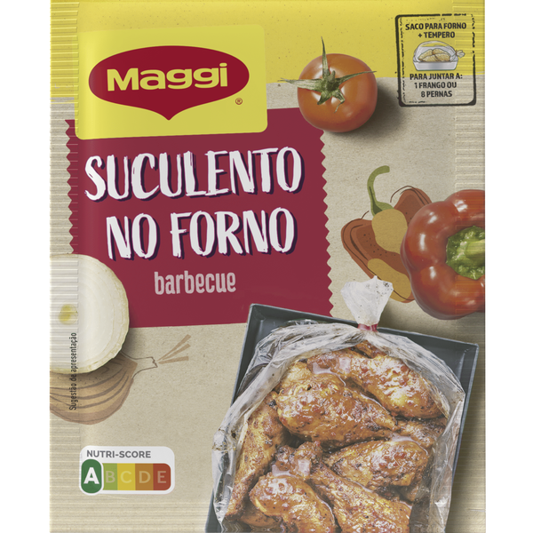 Molho Suculento Frango no Forno Barbecue em Saqueta Maggi