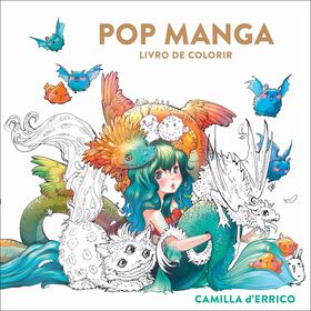 Pop Manga (Livro de Colorir) de Camilla D' Errico