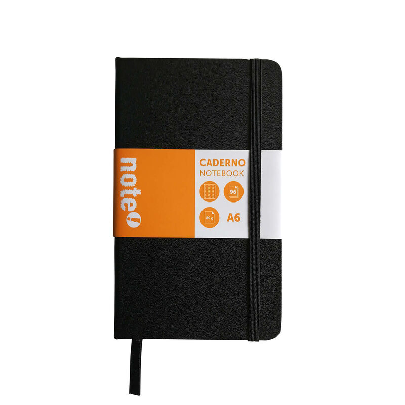 Caderno Agrafado com Elástico A6 Pontilhado Note!