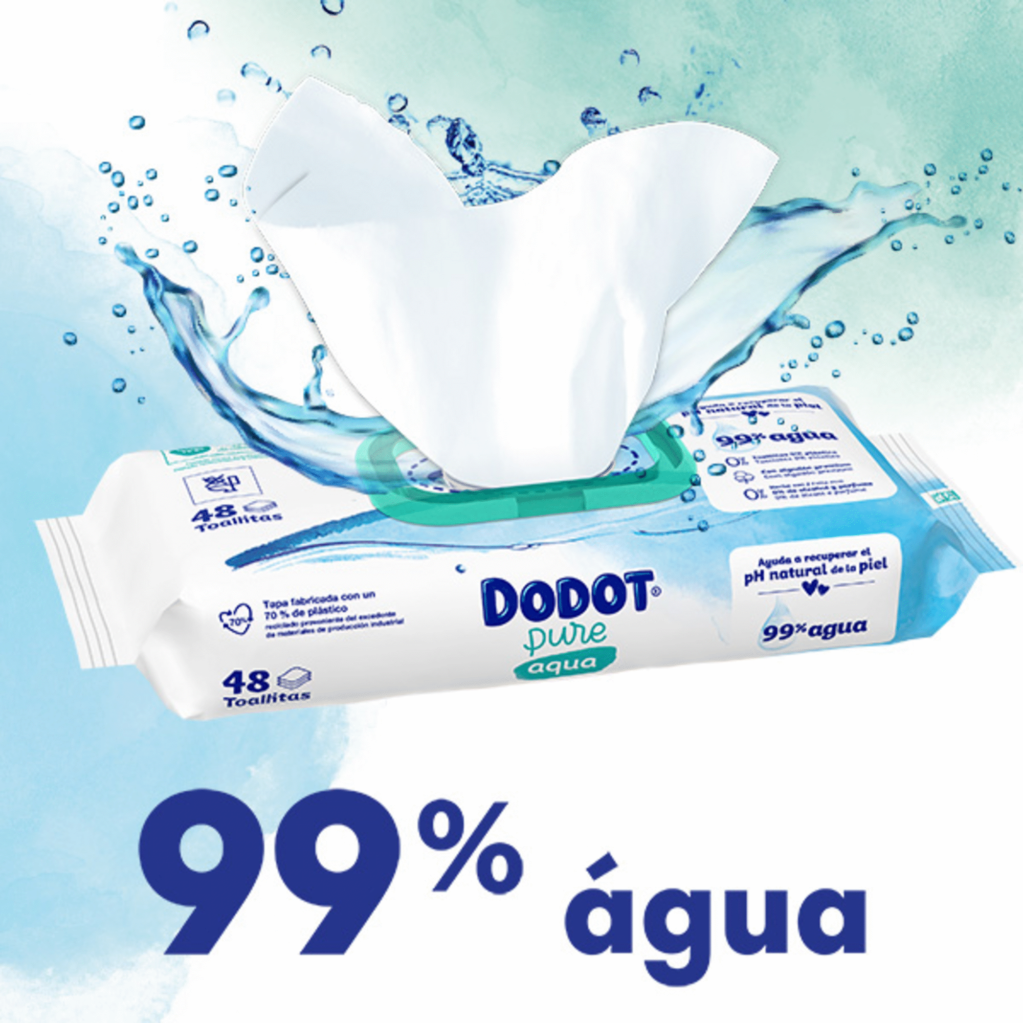 Toalhitas Bebé Aqua Pure
