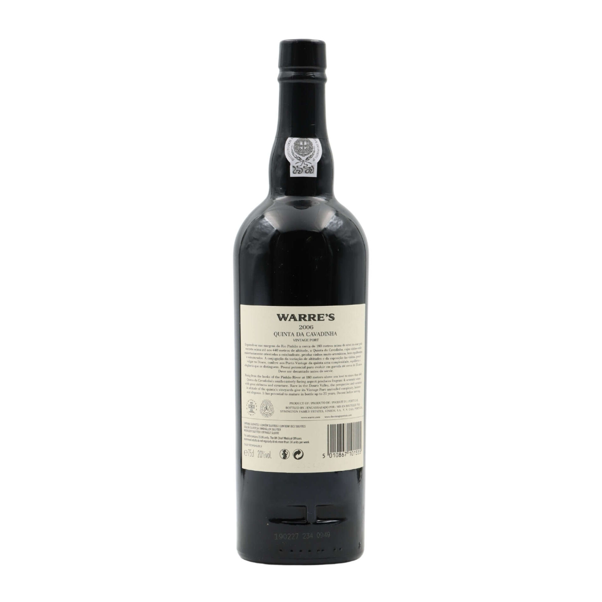 Warre's Quinta da Cavadinha Vintage Vinho do Porto